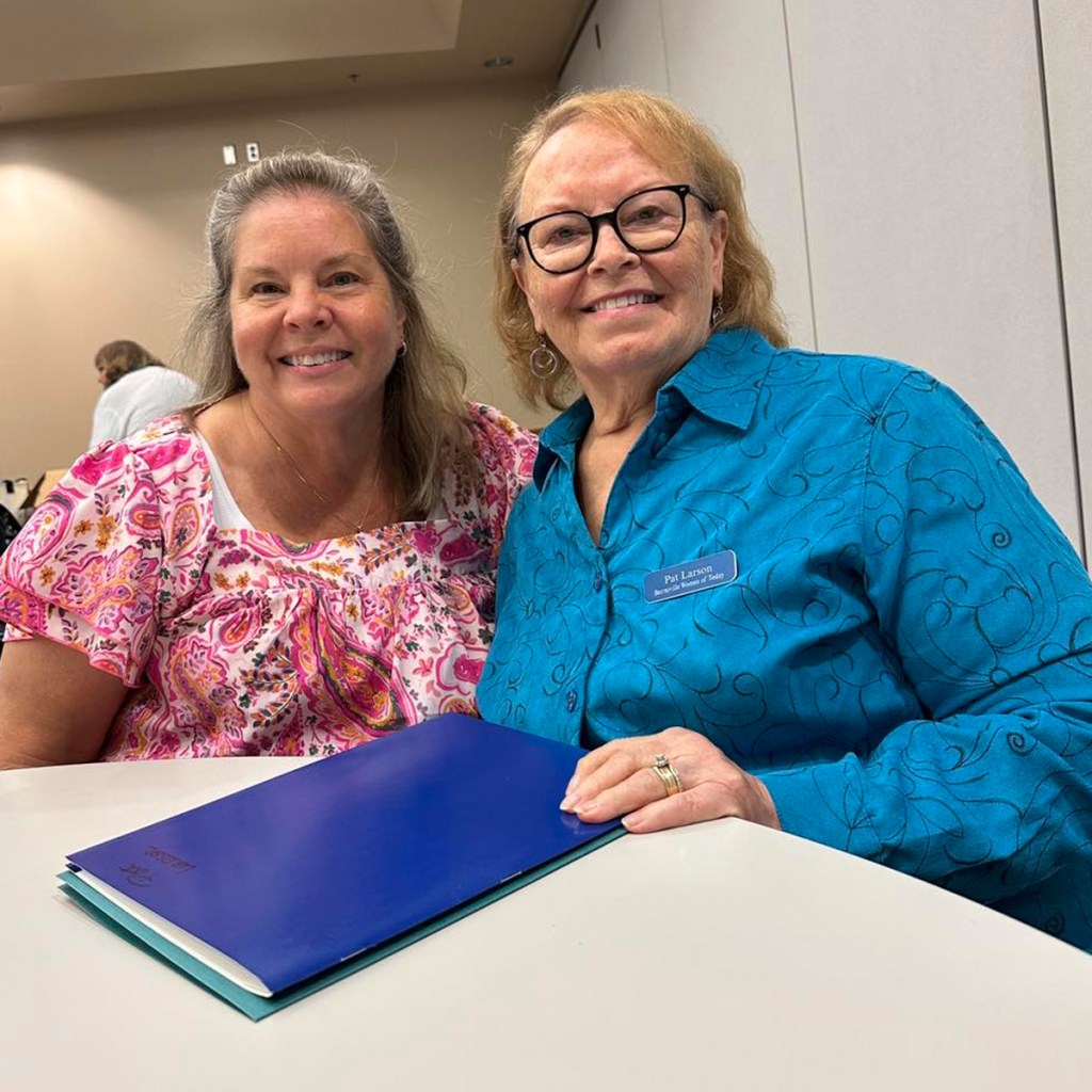 Co-Presidents of Burnsville Women of Today in Enrichment Training
